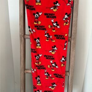 Disney Red Mickey Mouse Men's Pajama Bottoms